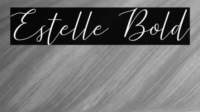 Estelle Bold Font examples