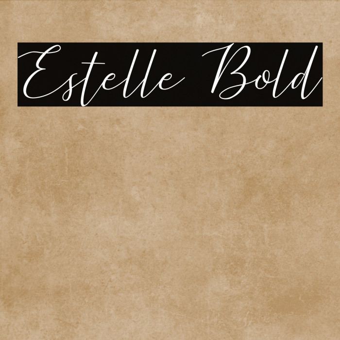 Estelle Bold Example 3