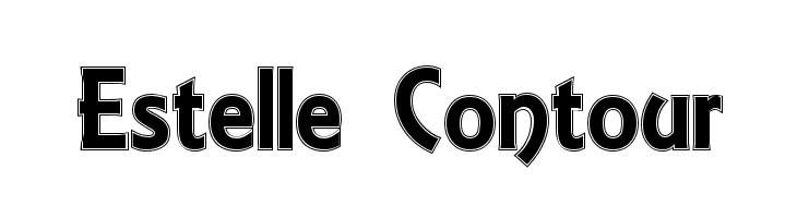 Estelle Contour  नि: शुल्क फ़ॉन्ट्स डाउनलोड