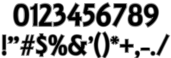 Estelle Contour Font OTHER CHARS
