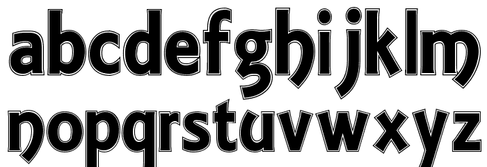 Estelle Contour Font LOWERCASE