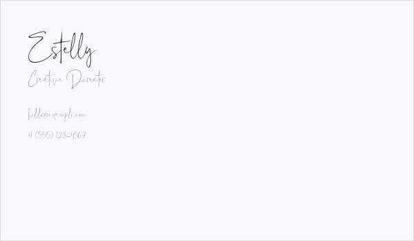 Estelly Business Card