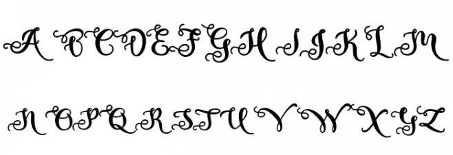 Estephany Script Demo फ़ॉन्ट अपरकेस