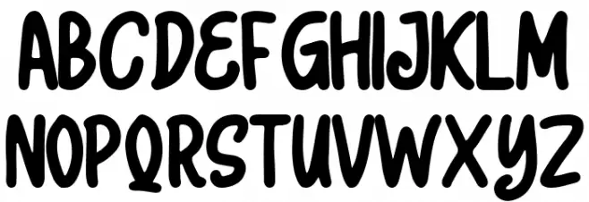 Esterhazy Font UPPERCASE
