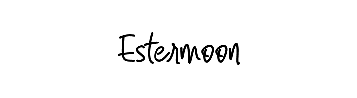 Estermoon  नि: शुल्क फ़ॉन्ट्स डाउनलोड