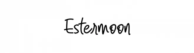 Estermoon  नि: शुल्क फ़ॉन्ट्स डाउनलोड