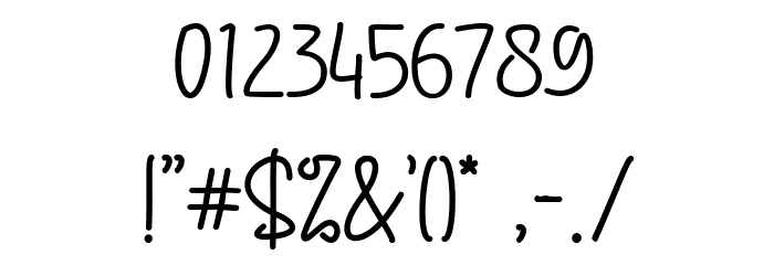 Estermoon Font OTHER CHARS
