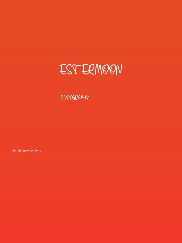 Estermoon Poster