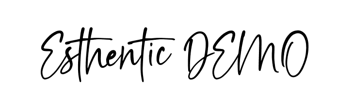 Esthentic DEMO  免费字体下载