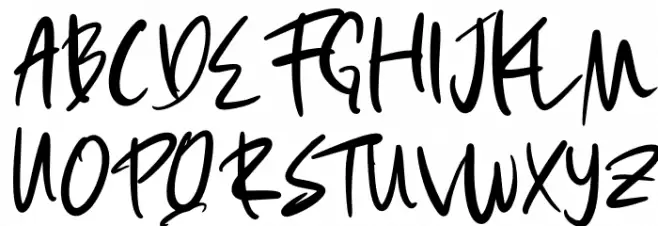 Esther Morgan Font UPPERCASE