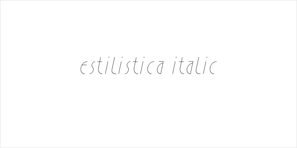 Estilistica Italic Logo
