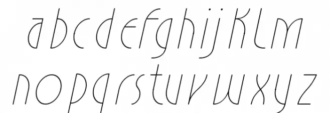 Estilistica Italic Fuentes MAYÚSCULAS