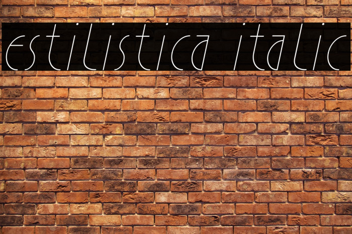 Estilistica Italic Example 2