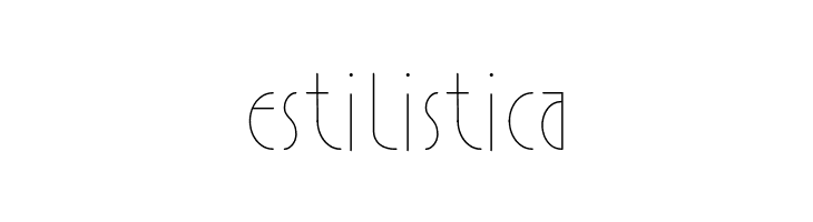 Estilistica  font caratteri gratis