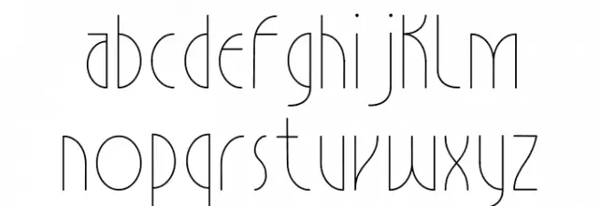 Estilistica フォント 大文字