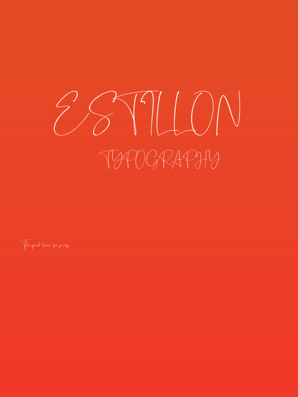 Estillon Poster