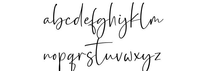 Estillon Font LOWERCASE
