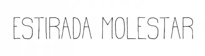 Estirada Molestar  baixar fontes gratis