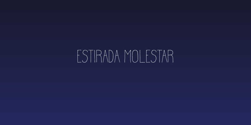 Estirada Molestar Social Header