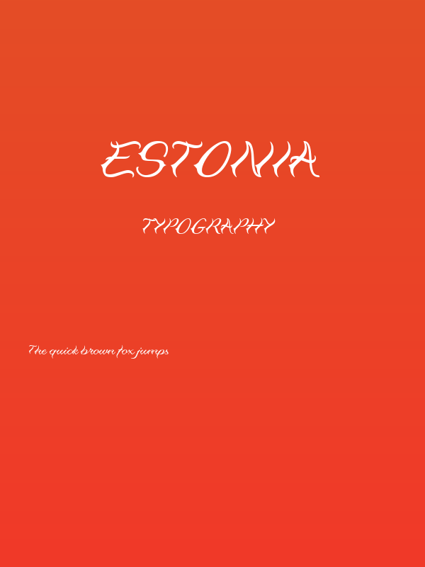 Estonia Poster