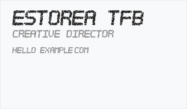 Estorea tfb Business Card