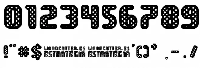 Estrategia Font OTHER CHARS