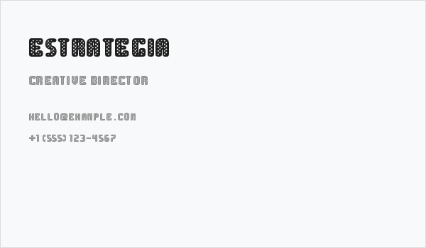 Estrategia Business Card