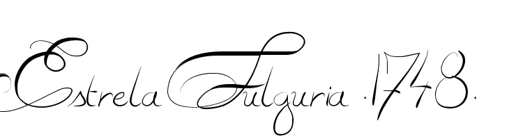 Estrela Fulguria .1748. Font