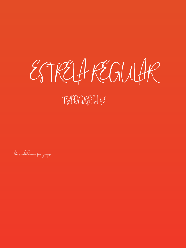 Estrela Regular Poster