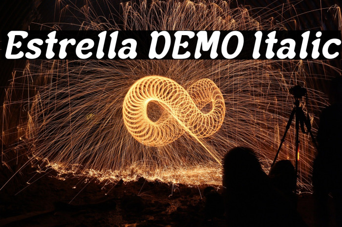 Estrella DEMO Italic Example 3