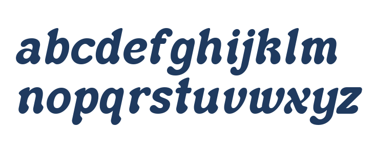 Estrella DEMO Italic Lowercase