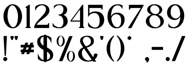 Estrella Font OTHER CHARS