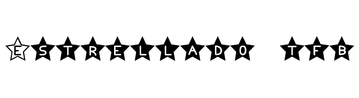 Estrellado tfb Font