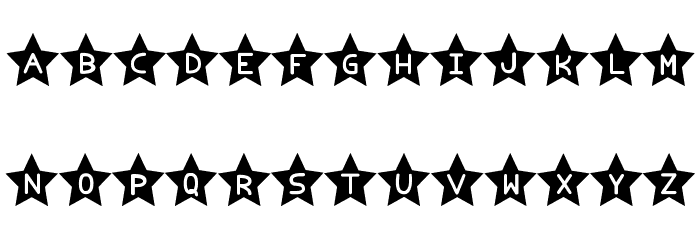 Estrellado tfb Font LOWERCASE