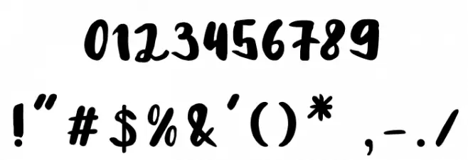 EstrellasaFont フォント その他の文字