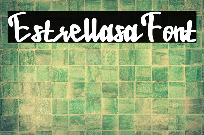 EstrellasaFont Example 1