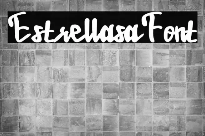 EstrellasaFont フォント examples