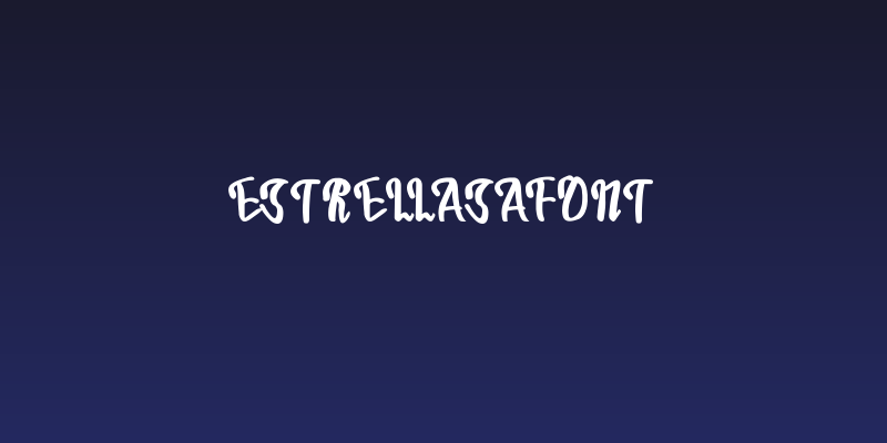 EstrellasaFont Social Header
