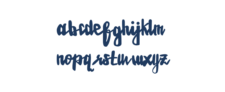 EstrellasaFont Lowercase