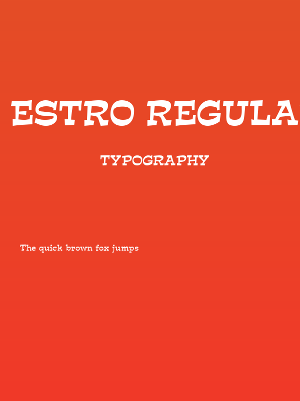 Estro Regular Poster