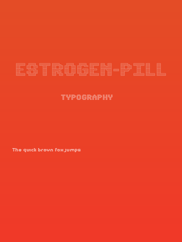 Estrogen-Pill Poster
