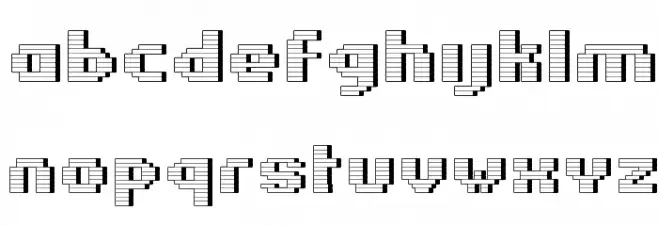 Estrogen-Wall خط أحرف صغيرة