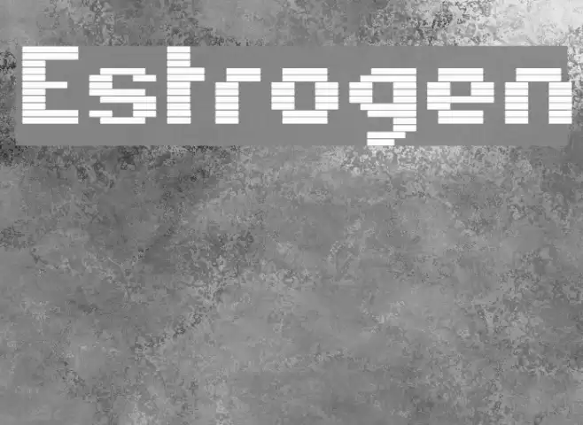 Estrogen Font examples