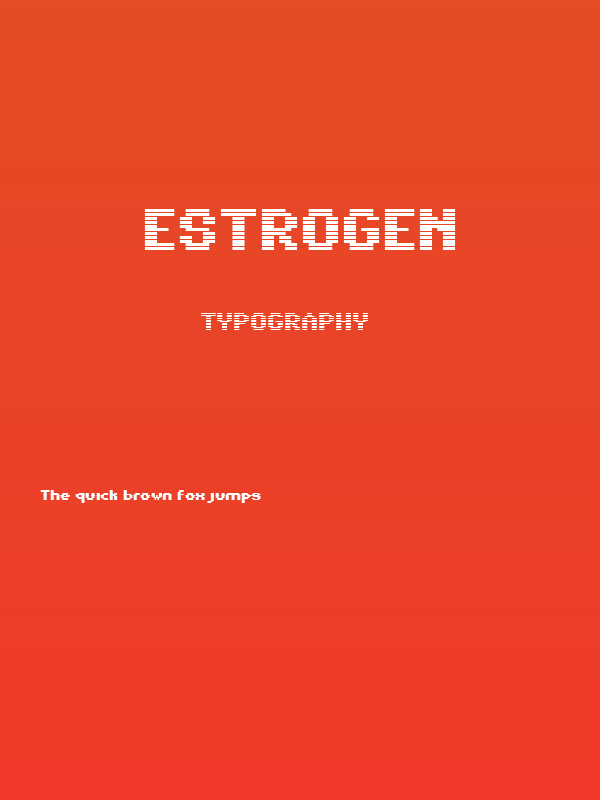 Estrogen Poster