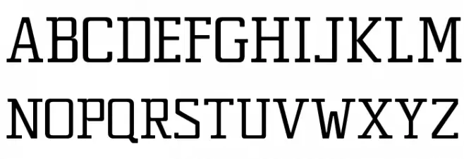 Estructura خط أحرف كبيرة