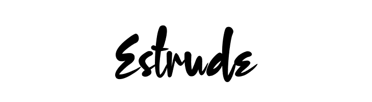 Estrude  Frei Schriftart Herunterladen