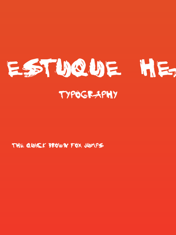 Estuque  Heavy Poster
