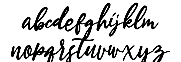 Estylle Madison Regular Font LOWERCASE