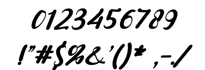 Esyla Italic Font OTHER CHARS