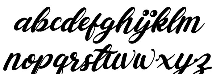 Esyla Italic Font LOWERCASE